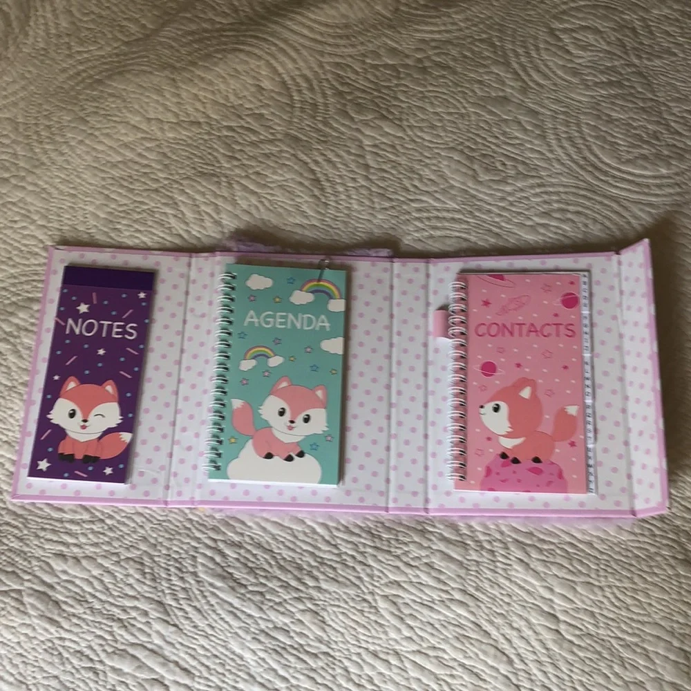 Purple Fox Plush Planner